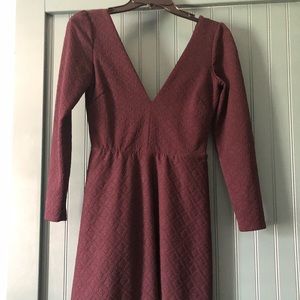 Maroon Cocktail Dress